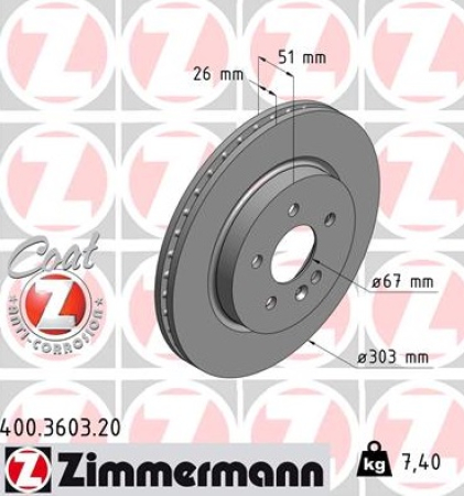 JARRULEVY ETU 98-00 ML 303X26MM (ZIMMERMANN)