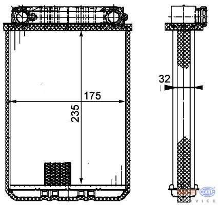 LÄMMITYSLAITTEEN KENNO W203,C209,R230 1.6-6.2 07.97-  (NRF)