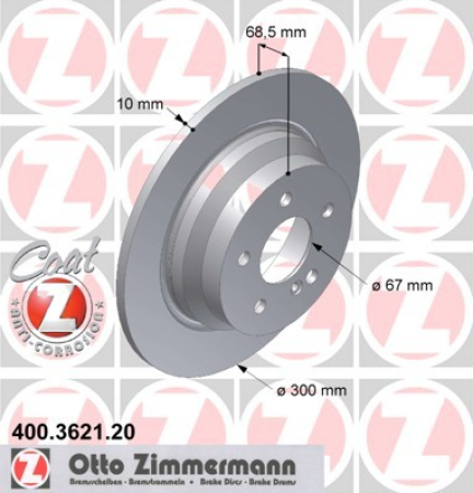 JARRULEVY TAKA 200CDI-320CDI 300X10MM (ZIMMERMANN)