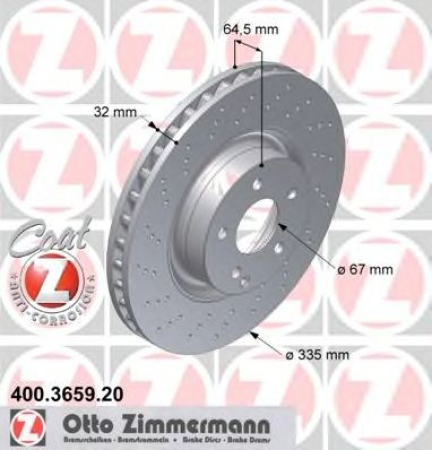 JARRULEVY ETU 335X32MM (ZIMMERMANN)