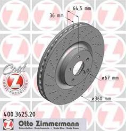 JARRULEVY ETU AMG (360X36MM) BREMBO