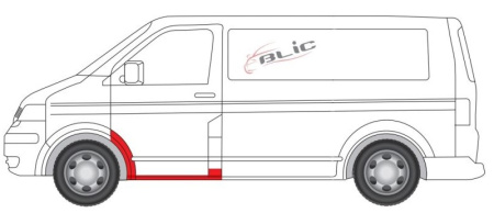 OVIAUKON PELTI ETU VAS TRANSPORTER T5 04.03-04.15 6505-06-9568016P