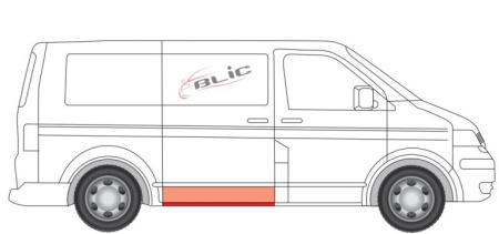 OVIAUKON PELTI TAKA OIK TRANSPORTER T5 04.03-04.15 6505-06-9568002P