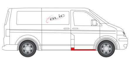 OVIAUKON PELTI ETU OIK ASKELMA TRANSPORTER T5 04.03-04.15 6505-06-9568019P