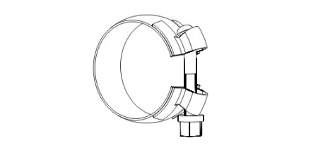 PAKOPUTKEN KLEMMARI 180/220CDI (60MM)