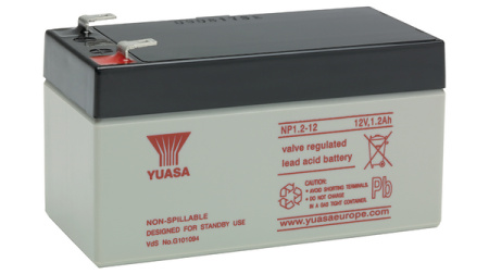 AKKU 12V 1,2 AH  97X48X54,5 MM *PIKKUAKKU*  (YUASA)