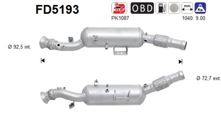 HIUKKASSUODATIN MB SPRINTER 2.1TD 1/13-