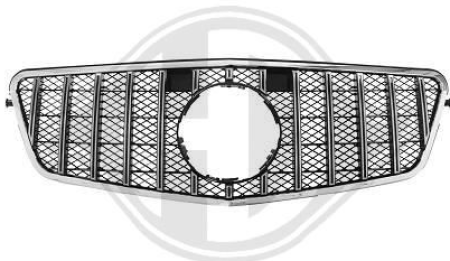 JÄÄHDYTTÄJÄN SÄLEIKKÖ 09-12 GT-OPTIC KROMI/MUSTA (DIEDERICHS HD)