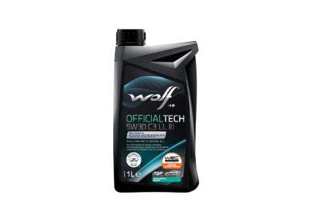 MOOTTORIÖLJY WOLF OFFICIALTECH 5W-30 C3,C2 LL III 1L 1048179 WOLF 1L
