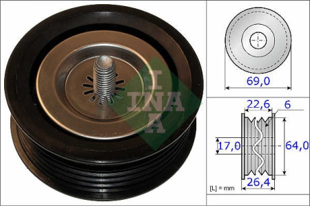 MONIURAHIHNAN HIHNAPYÖRÄ CDI OM651 ALA OIK 69MM URA (INA)