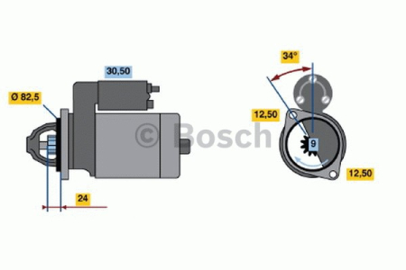 STARTTI 380-560 80-8/87 RUNKO+40.-  (BOSCH)