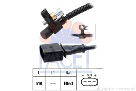 IMPULSSIANTURI (KAMPIAKSELI) 1.4 16V,1.6 16V 98-01 55KW,77KW 