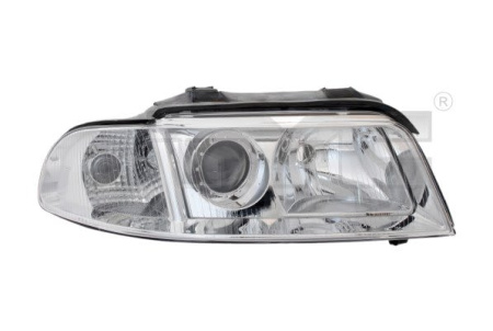 AJOVALO H7/H7 MOOTTORILLA OIK  AUDI A4 B5 12.98-09.01 (TYC)