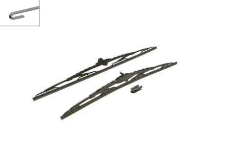 TUULILASIN PYYHKIJÄN SULKAPARI 600/530MM (BOSCH)