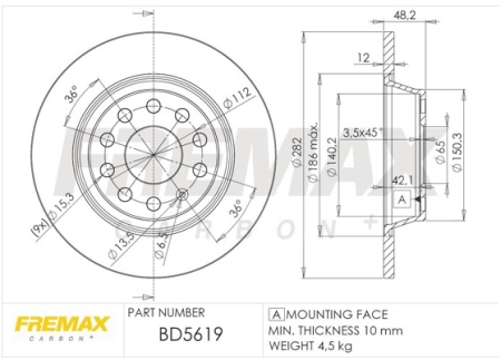 JARRULEVY TAKA 286X12MM (ZIMMERMANN)