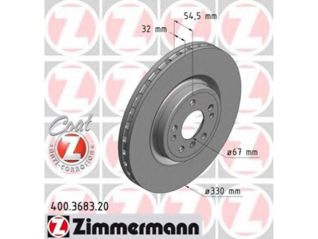 JARRULEVY ETU 330X32MM W166/ C292  (ZIMMERMANN)