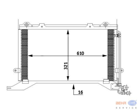 ILMASTOINNIN LAUHDUTIN  E250TURBO-320CDI (MAXGEAR)