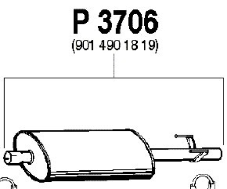 PAKOPUTKI KESKI 208CDI-413CDI 00- KAT