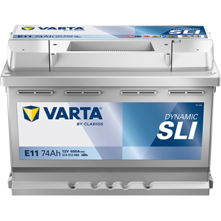 KÄYNNISTYSAKKU 12V 74AH/680A BLUE DYNAMIC (R+ 1) 278X175X190 B13 (VARTA) 
