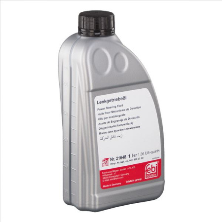 OHJAUSTEHOSTIMEN ÖLJY 1L (TUPLAPUMPPU) MB344 (KELTAINEN