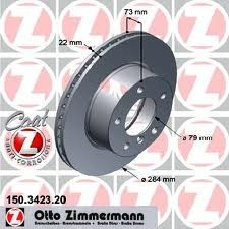 JARRULEVY ETU JÄÄHD. 04- 116-118B/D (284X22MM) ZIMMERMANN